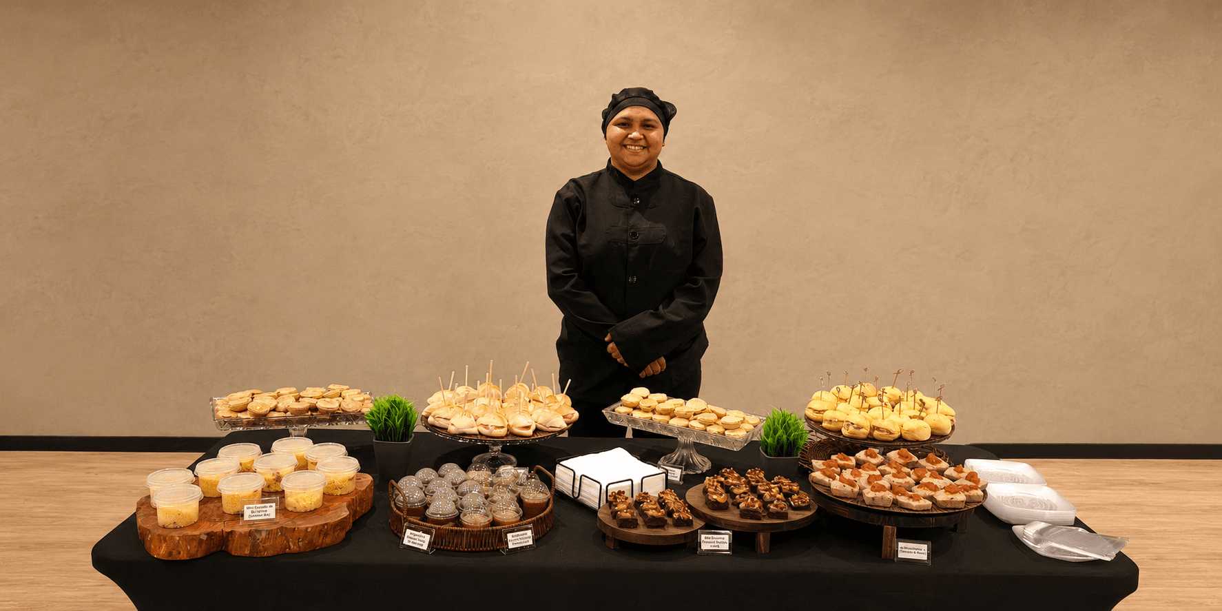 Coffee break — serviço montado pela Origem Coffee & Break em Fortaleza
